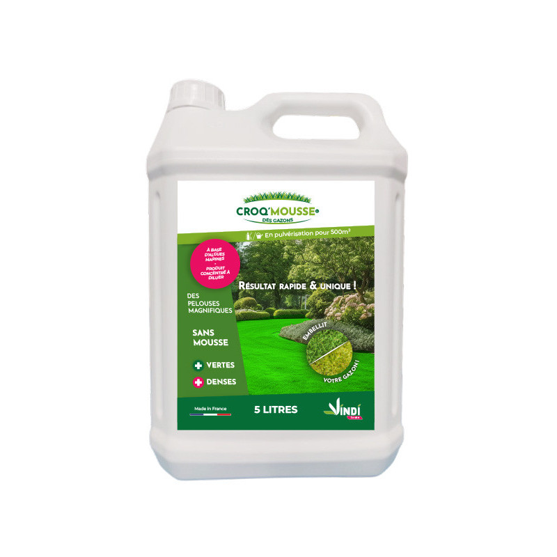 VINDI JARDIN CROQ'MOUSSE BIDON 5L
