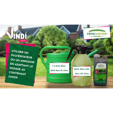 VINDI JARDIN CROQ'MOUSSE BIDON 1L