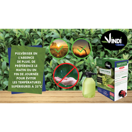 VINDI JARDIN - Purin d’Ortie 100% Naturel - BIB 1,5L