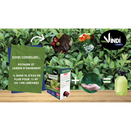 VINDI JARDIN - Purin d’Ortie 100% Naturel - BIB 1,5L