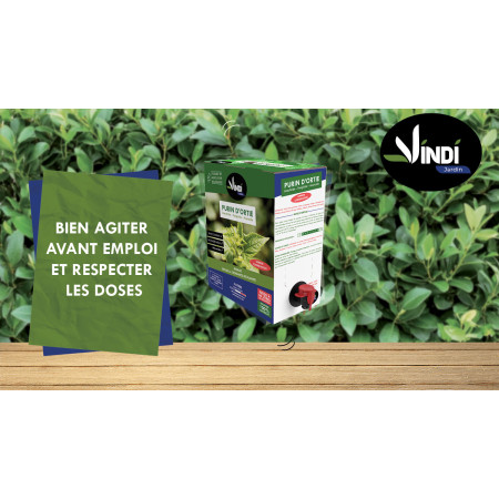 VINDI JARDIN - Purin d’Ortie 100% Naturel - BIB 3L