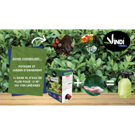 VINDI JARDIN - Purin d’Ortie 100% Naturel - BIB 3L